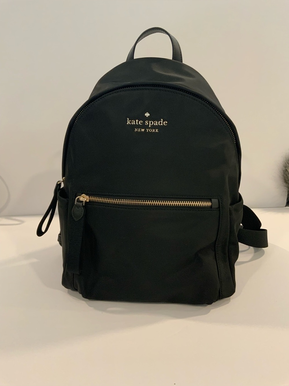 Kate Spade New York Black Nylon Mini Backpack - brand new